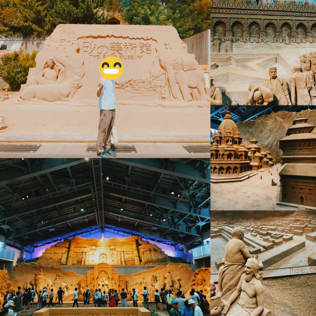 砂の美術館の様々な写真